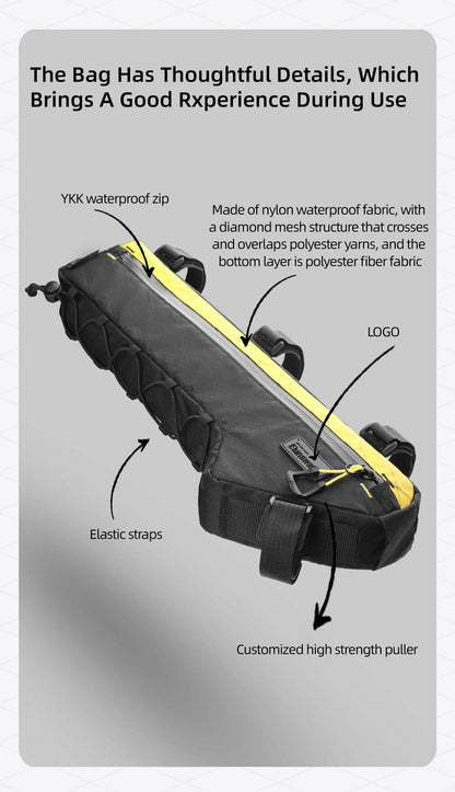 Bike & Bag Bike Bag RHINOWALK - Wilderness Series - Frame Triangle Bags - Water-Resistant (1.7L/2.4L/2.9L)