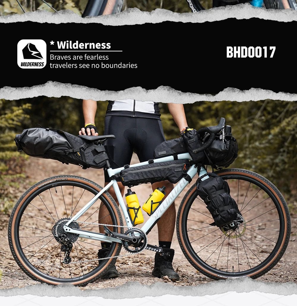 Bike & Bag Bike Bag RHINOWALK - Wilderness Series - Frame Triangle Bags - Water-Resistant (1.7L/2.4L/2.9L)