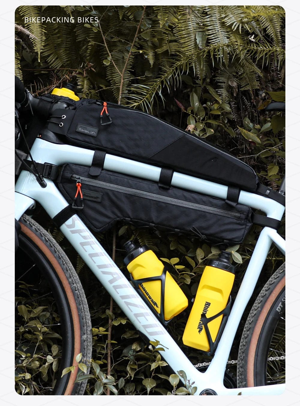 Bike & Bag Bike Bag RHINOWALK - Wilderness Series - Frame Triangle Bags - Water-Resistant (1.7L/2.4L/2.9L)