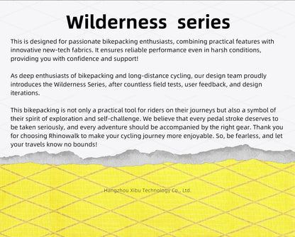 Bike & Bag Bike Bag RHINOWALK - Wilderness Series - Frame Triangle Bags - Water-Resistant (1.7L/2.4L/2.9L)