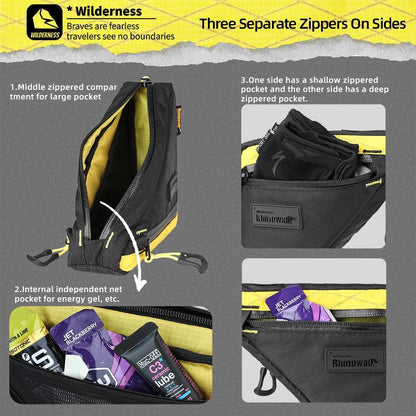 Bike & Bag Bike Bag RHINOWALK - Wilderness Series - Mini Triangle Frame Bag – (0.9L)