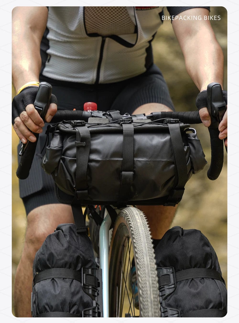 Bike & Bag Bike Bag RHINOWALK - Wilderness Series -  Waterproof Handlebar Bag – (8L-13L)