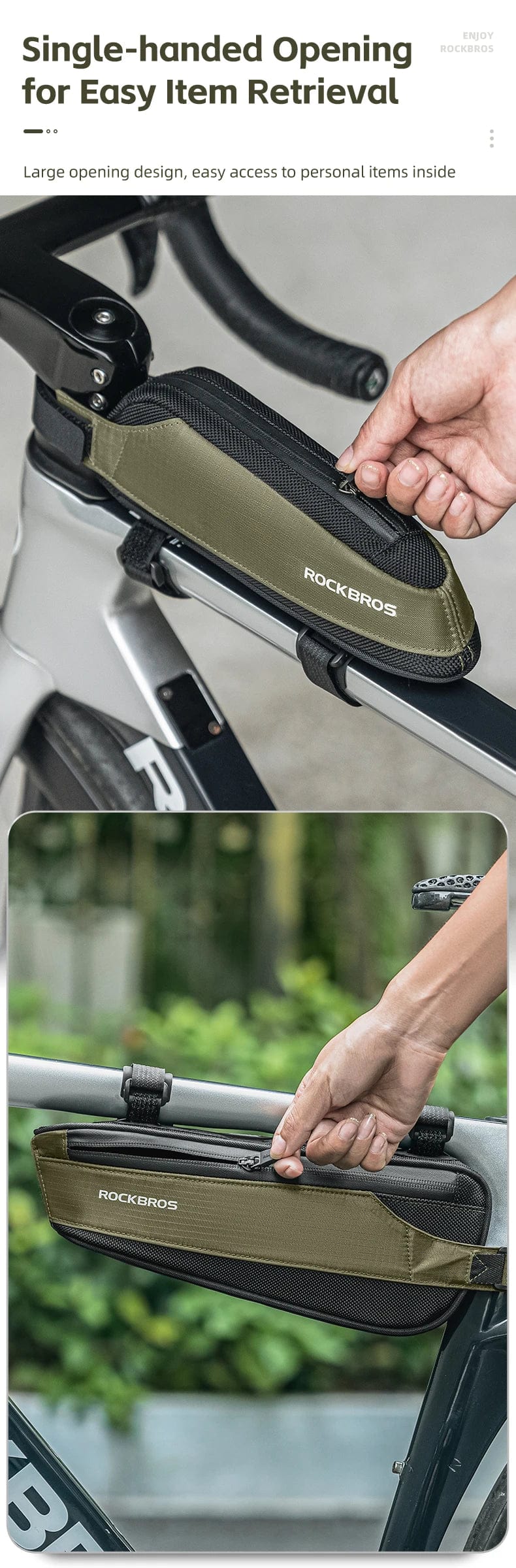 Bike & Bag Bike Bag ROCKBROS - Ultralight Bike Top Tube Frame Bag