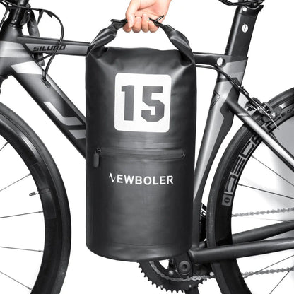 Bike & Bag Bike Bags NEWBOLER - Waterproof Bike Front Tube Pack (10L, 15L, plus optional 3L)