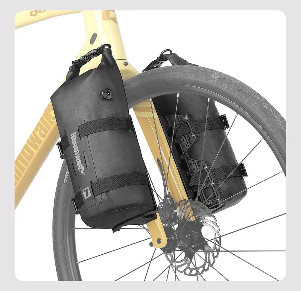 Bike & Bag Bike Bags RHINOWALK  - Front Fork Dry Bags (4L,7L) (1 & 2 peice) - Waterproof, Quick Release