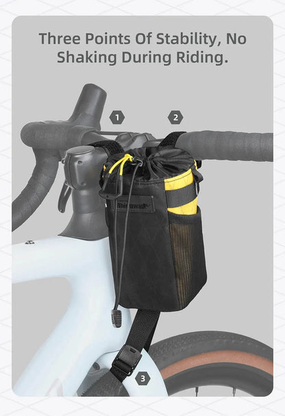 Bike & Bag Bike Bags RHINOWALK - Wilderness Series - Bike Water Bottle Carrier Pouch – Insulated Handlebar Bag