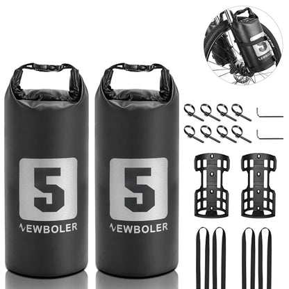 Bike & Bag Fork Bags NEWBOLER Waterproof Front Fork Dry Bags with Rack - 5L