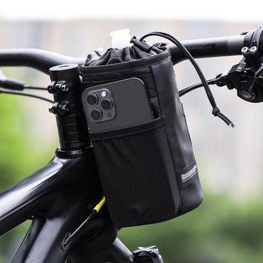 BIKE & BAG Handlebar bag RHINOWALK - Bike Handlebar Stem Insultated Water Bottle Holder