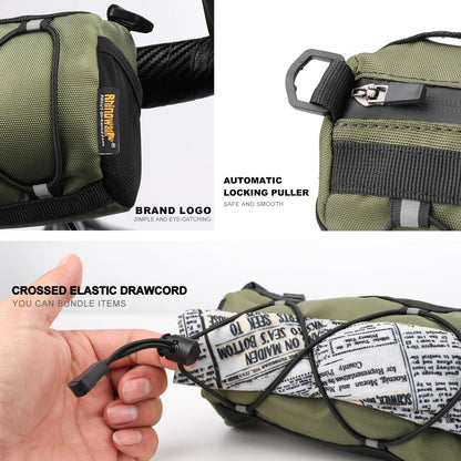 BIKE & BAG Handlebar bag RHINOWALK -  Camo Handlebar Bags