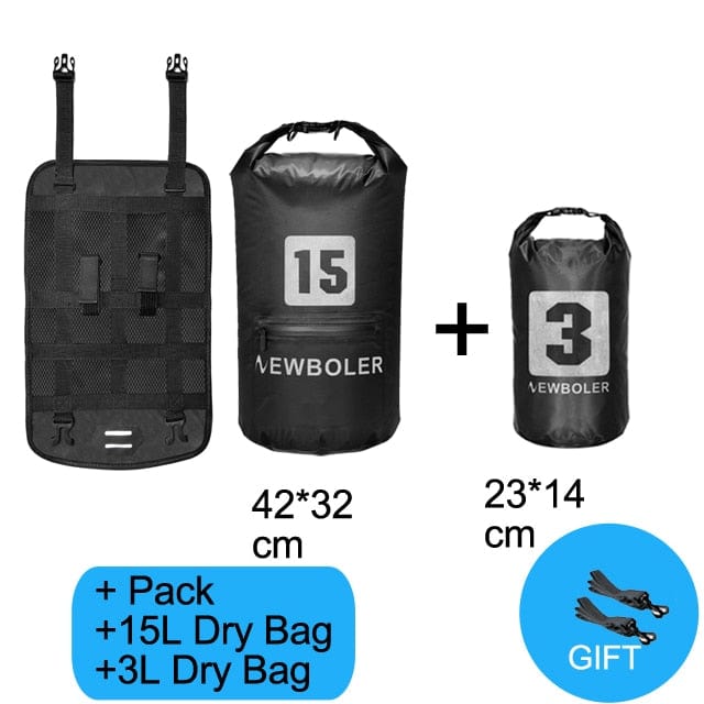 BIKE & BAG Handlebar Bags Pack and bag / 15L / 3L NEWBOLER - Handlebar Basket Pack (10 - 20L)