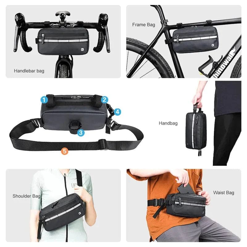 BIKE & BAG Handlebar Bags RHINOWALK - Handlebar Bag (2 Styles - Wearable)