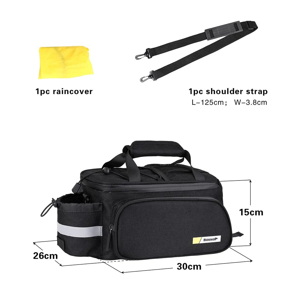 BIKE & BAG Pannier Bags 10L-Black RHINOWALK - Trunk Bag (10L)