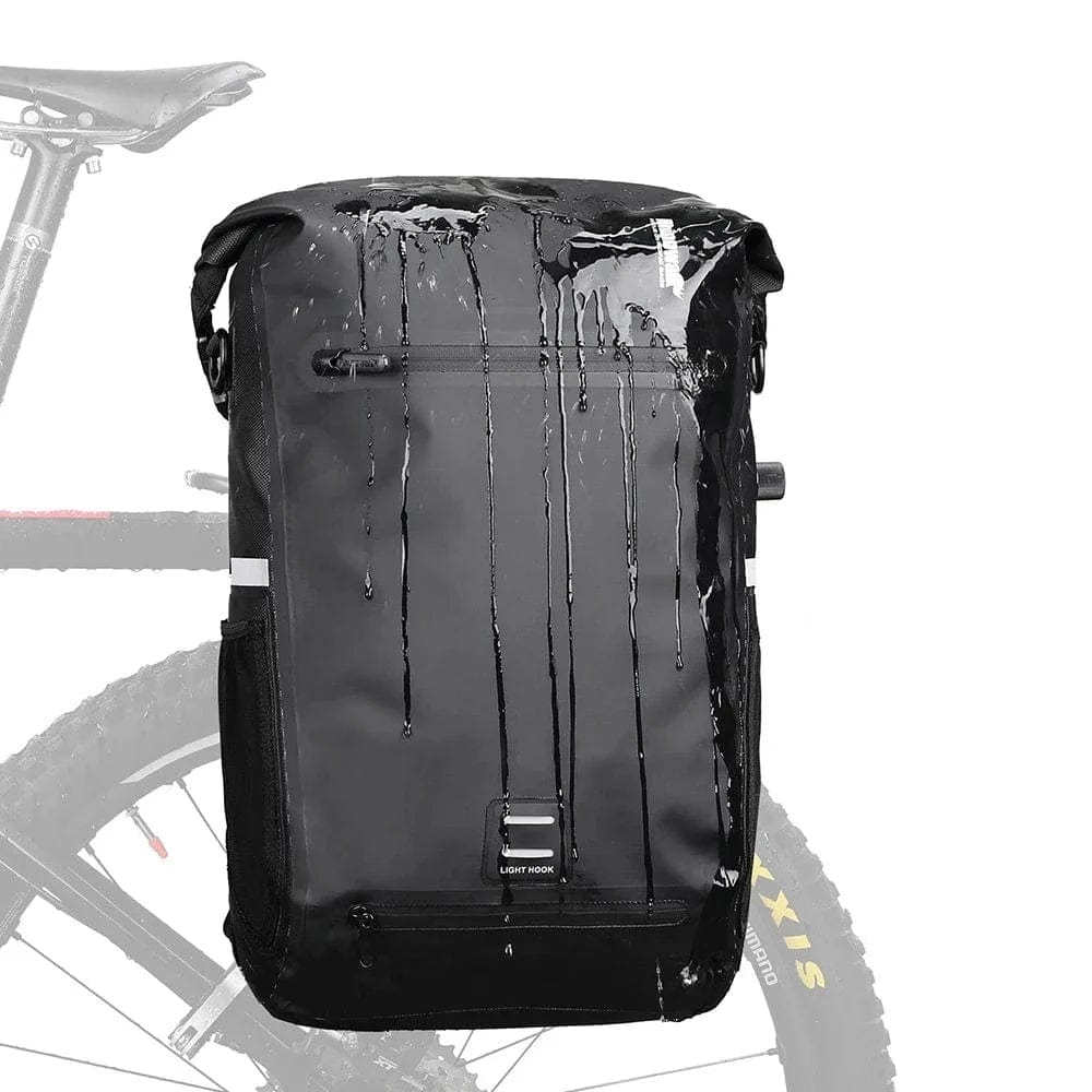 BIKE & BAG Pannier Bags 22L-Black-1piece RHINOWALK 2024 - Waterproof Bike Pannier Bag (22L)