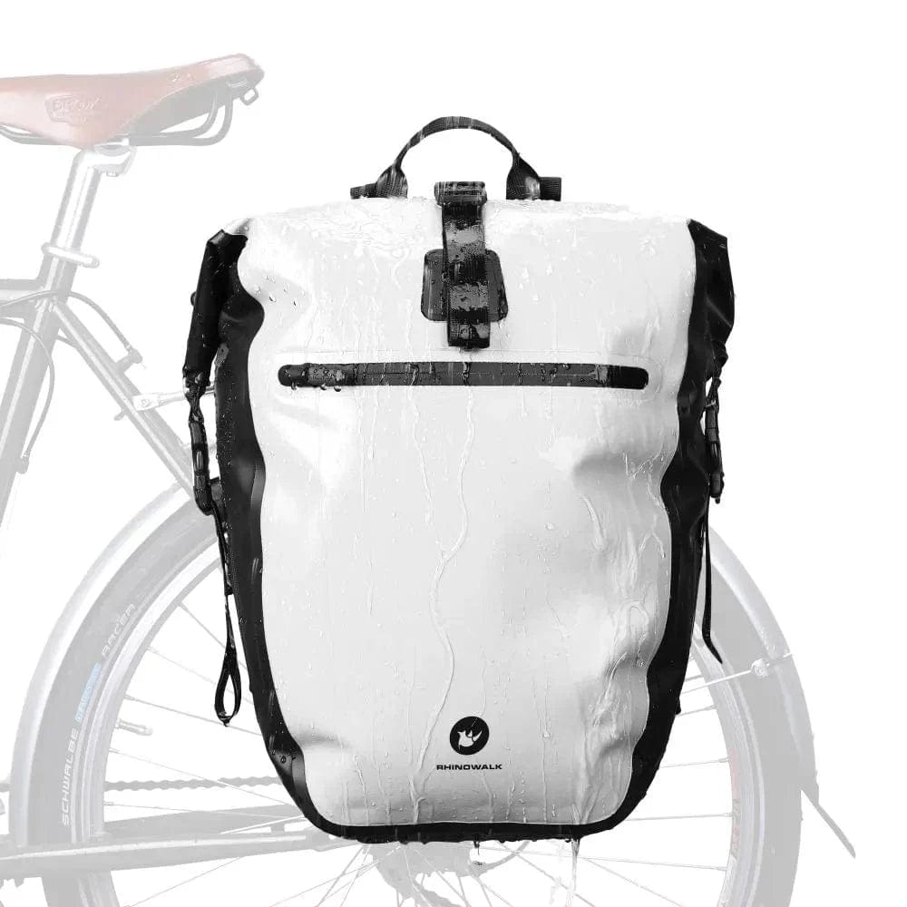 BIKE & BAG Pannier Bags 27L-30L White RHINOWALK - Pannier Bags (27L)