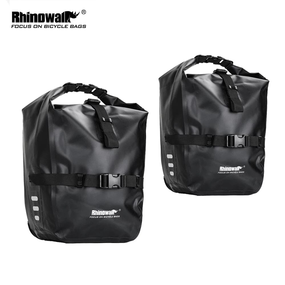 BIKE & BAG Pannier Bags Black 20 2Pcs RHINOWALK - Pannier Bags (20L)