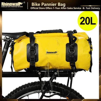 BIKE & BAG Pannier Bags RHINOWALK 20L Waterproof Pannier Bag