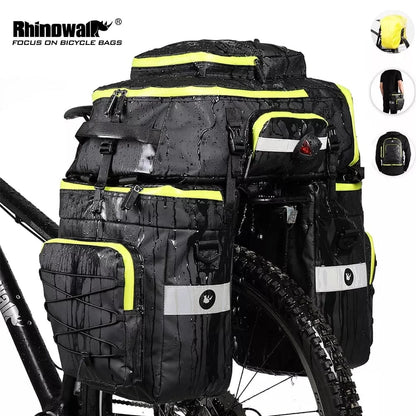 BIKE & BAG Pannier Bags RHINOWALK - 3-in-1 Pannier / Trunk Bag