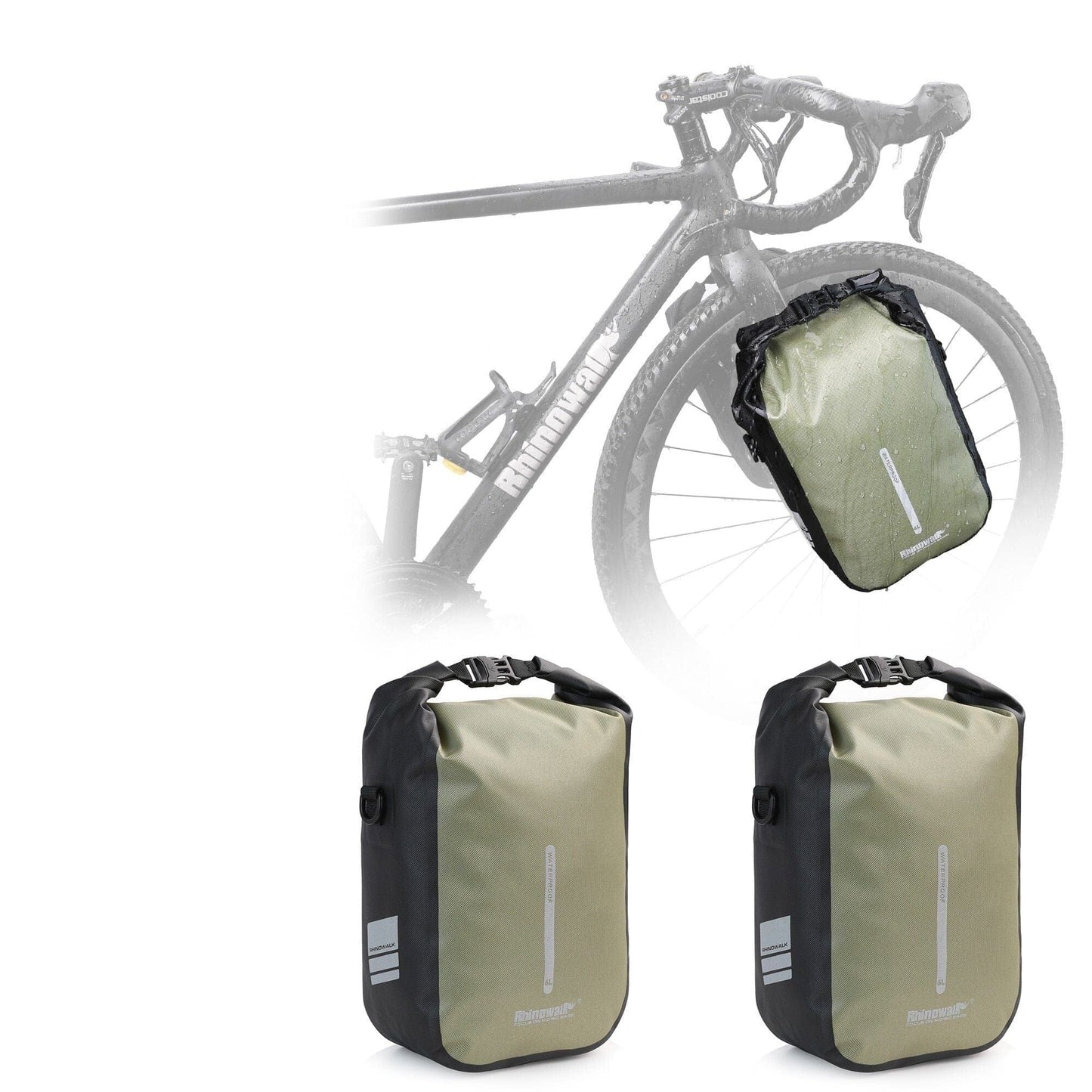 BIKE & BAG Pannier Bags RHINOWALK - Quick Release Front Pannier Bags (4, 6L)