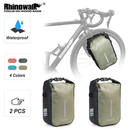 BIKE & BAG Pannier Bags RHINOWALK - Quick Release Front Pannier Bags (4, 6L)