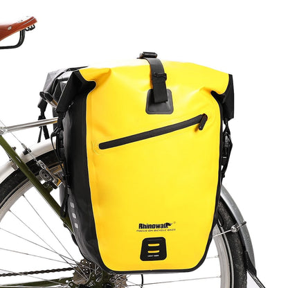 BIKE & BAG Pannier Bags RK19662-27L Yellow RHINOWALK - Bike Pannier Bag (20L, 27L)