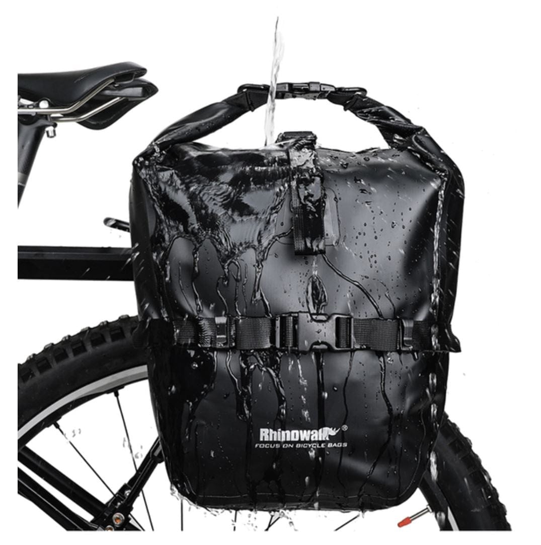 BIKE & BAG Pannier Bags RK19663-20L Black RHINOWALK - Bike Pannier Bag (20L, 27L)