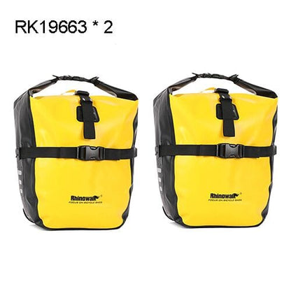 BIKE & BAG Pannier Bags Yellow 20L 2Pcs RHINOWALK - Pannier Bags (20L)