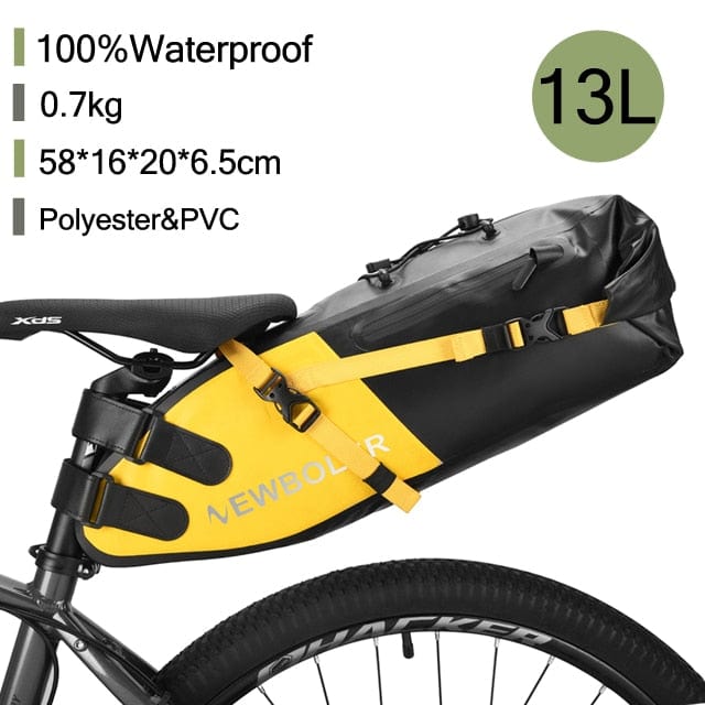 BIKE & BAG Saddle Bags 040 Yellow 13L NEWBOLER - Saddle Bags (6-13L)