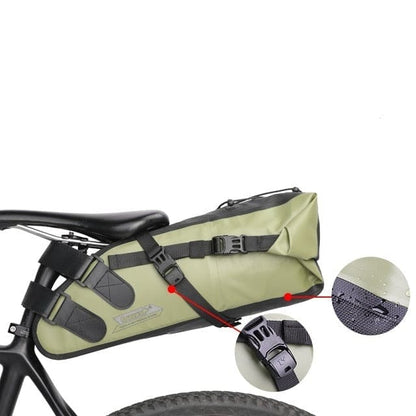 BIKE & BAG Saddle Bags 10L-Green-Advanced / 10L / Green RHINOWALK - Saddle Bag (1.5L - 13L)