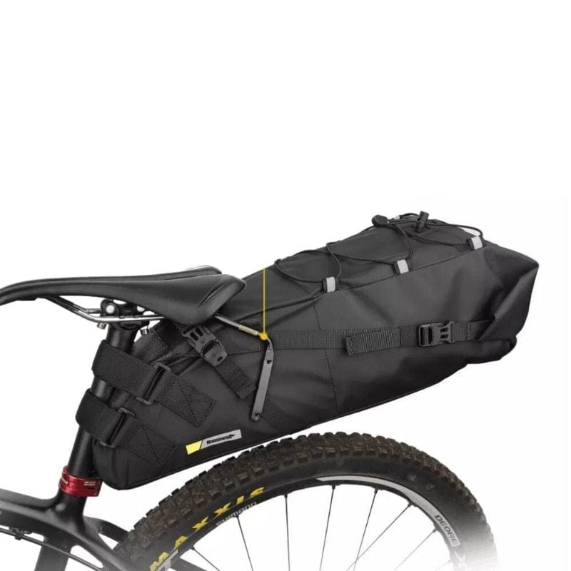 BIKE & BAG Saddle Bags RHINOWALK - Saddle Bags (10L-13L Waterproof) with Stabilizer Bracket Mount