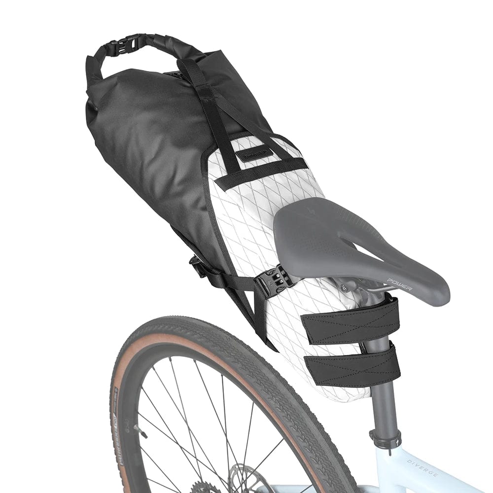 Bike & Bag Saddle Bags White RHINOWALK - Wilderness Series - 14L Waterproof Bike Saddle Bag – With removable Dry Bag