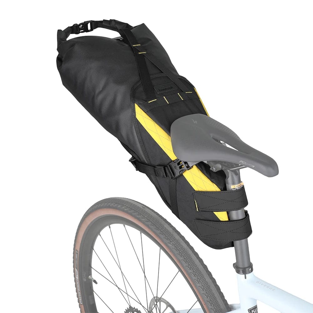 Bike & Bag Saddle Bags Yellow RHINOWALK - Wilderness Series - 14L Waterproof Bike Saddle Bag – With removable Dry Bag