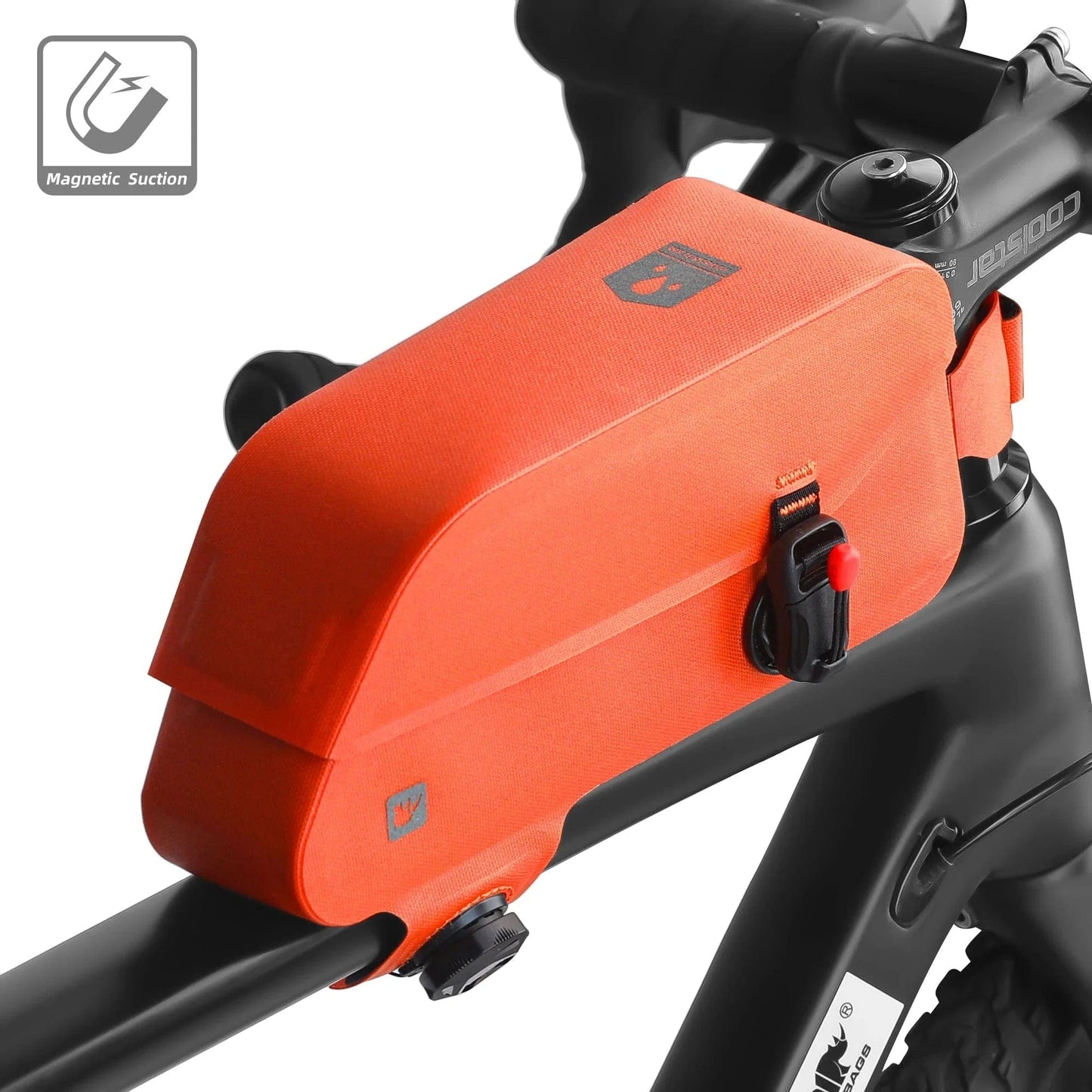 BIKE & BAG Top Tube Bags Orange RHINOWALK - Top Tube Bag - Waterproof Dial Locking System